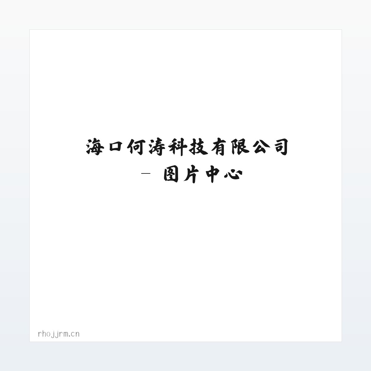 海口何涛科技有限公司 方图
