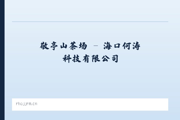 交道口街道 - 海口何涛科技有限公司 列表图